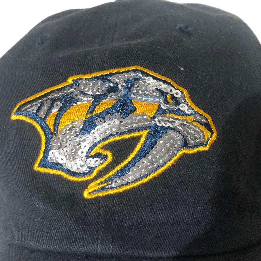 Nashville Predators Sequined Baseball Cap - Picture 11 of 11